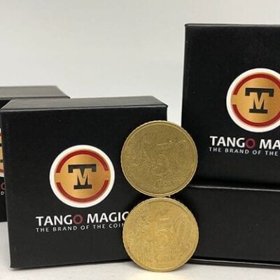 Balancing Coin (50 cents Euro) by Tango - Trick(E0048)
