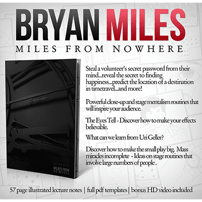 Miles from Nowhere Lecture Notes (with Bonus Tricks Online) by Bryan Miles - eBook