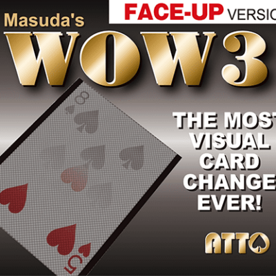 WOW 3 Face-Up (Gimmick and Online Instructions) by Katsuya Masuda - Trick