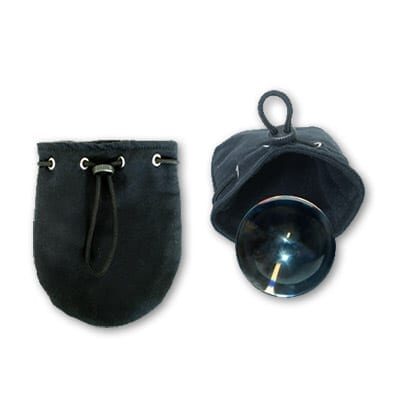 Canvas Ball Bag (80 MM) for Contact Juggling Balls & Chop Cups by Dr. Bob's Magic Shop - Trick