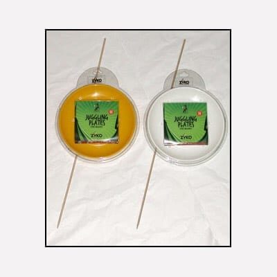 Spinning Plate Set (W/Wooden Stick and DVD) - Green by Zyko - Trick