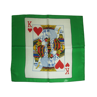 Card Silk 24 inch (King of Hearts) by Stolina Magic - Trick