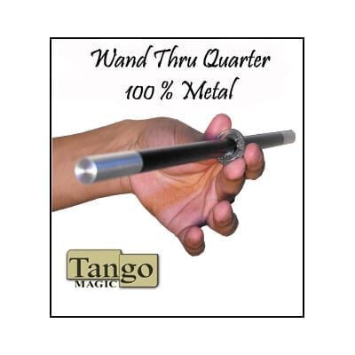 Wand Thru Quarter (W006) by Tango - Trick