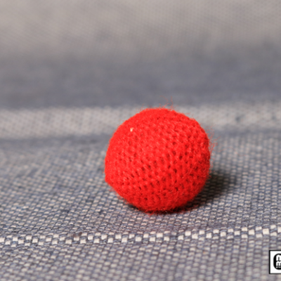 Crochet Ball .75 inch Single (Red) by Mr. Magic - Trick