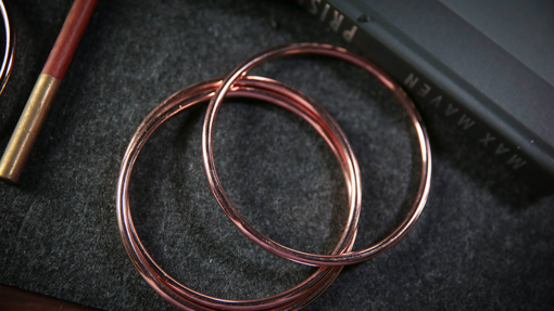 4" Linking Rings (Rose) by TCC - Trick