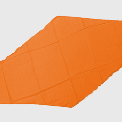 Diamond Cut Silk 18 inch (Orange) by Magic By Gosh - Trick